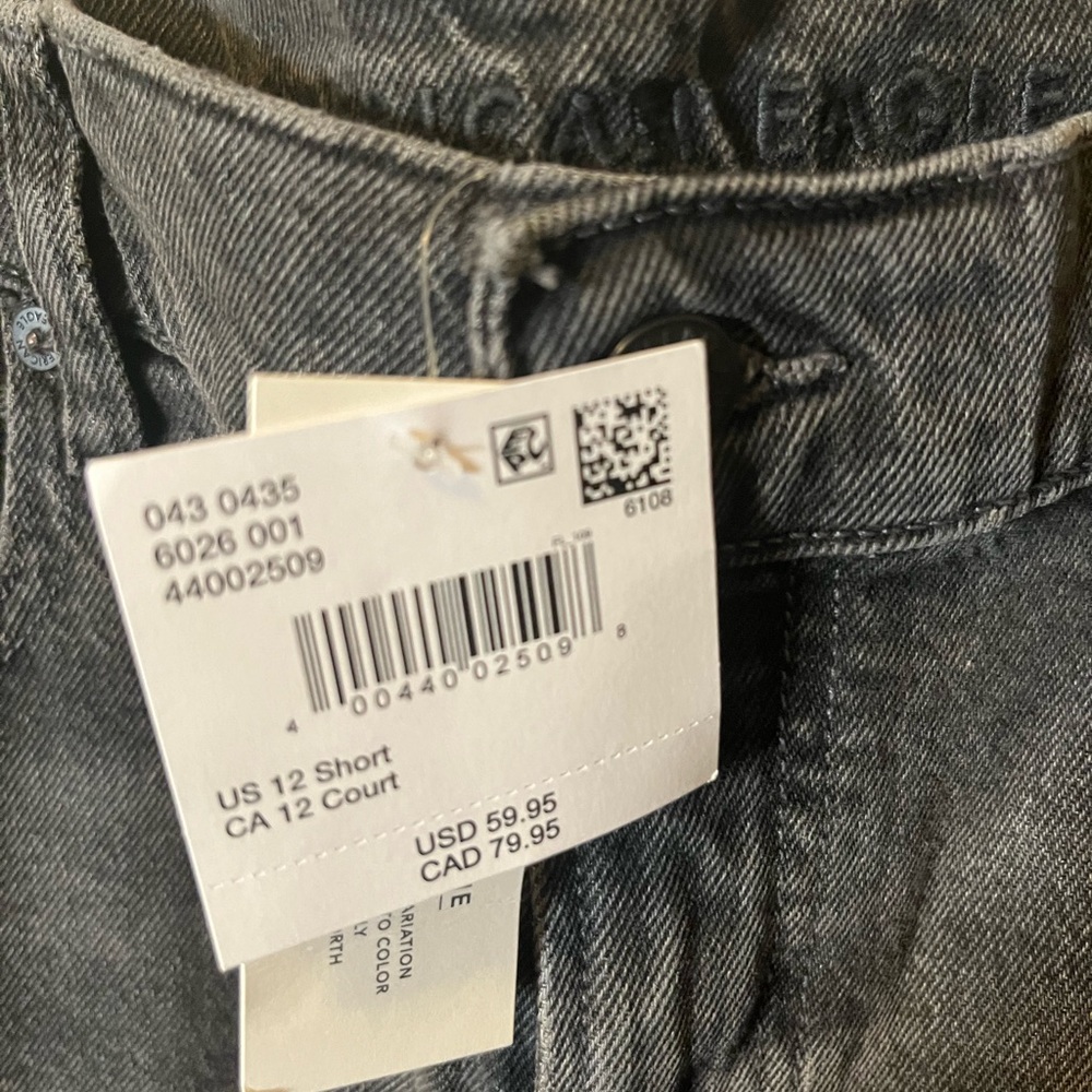 New with tags American Eagle  Gray Jeans - Picture 5 of 5